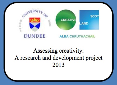 Assessing Creativity: A research and development project 2013